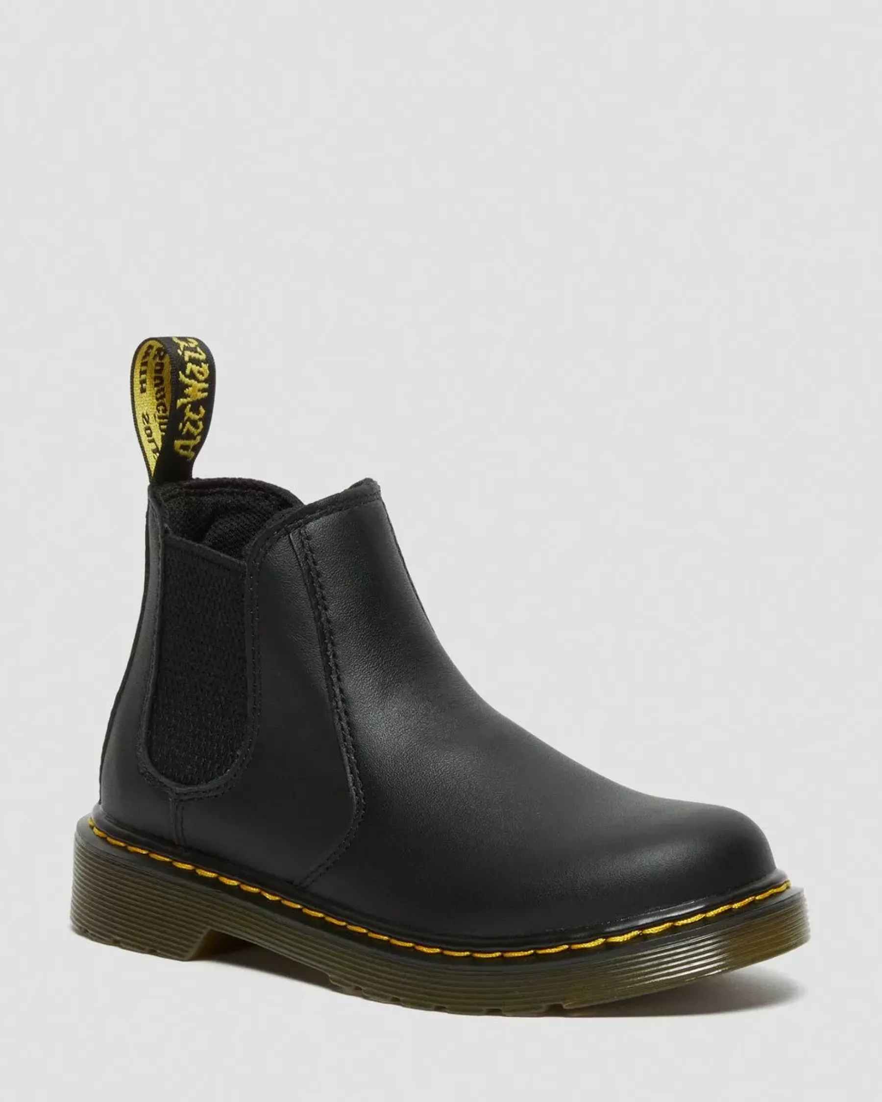 School Styles|Junior / 5-7 Years>Dr. Martens Junior 2976 Softy T Leather Chelsea Boots Black — Softy T