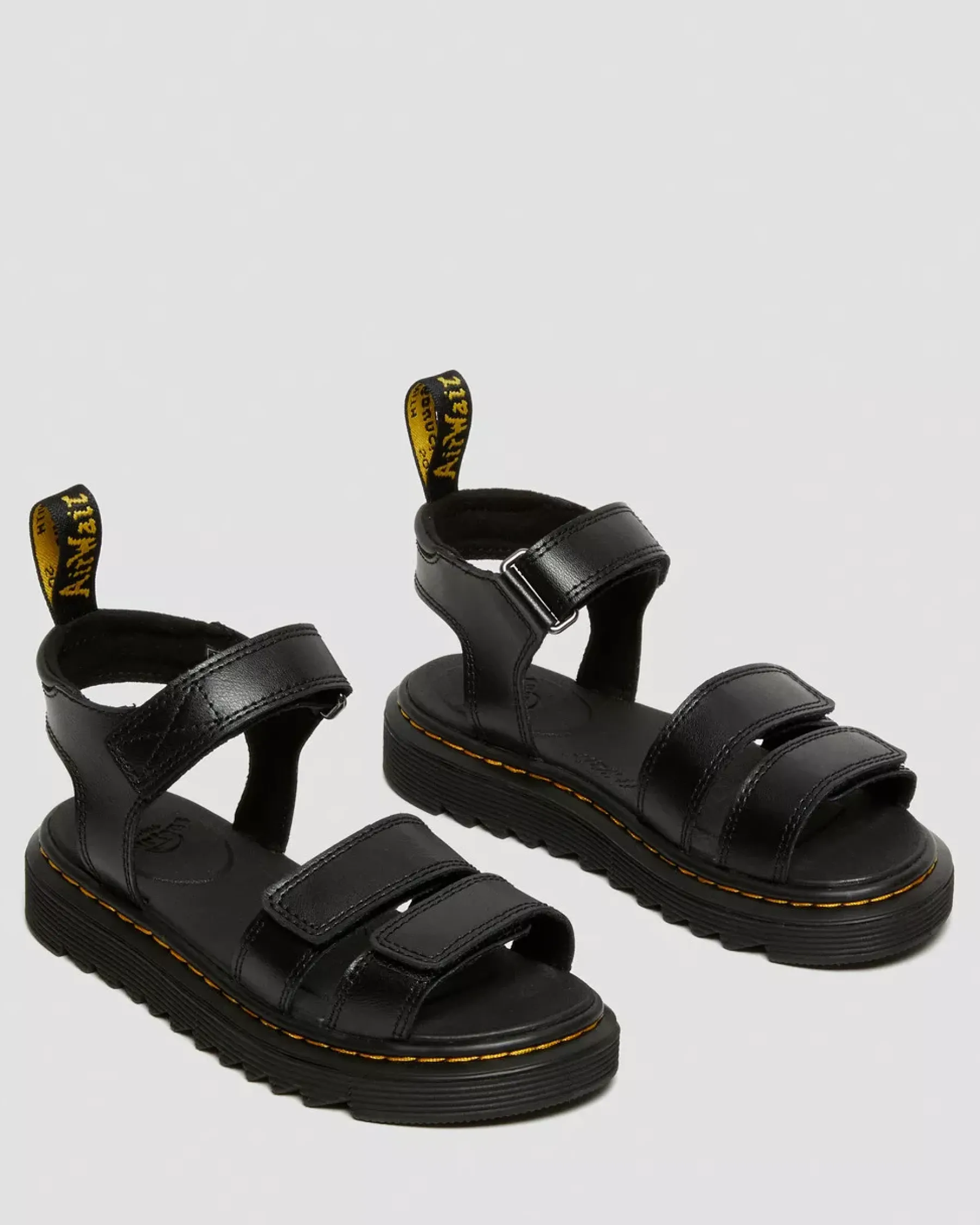 Junior / 5-7 Years|Sandals>Dr. Martens Junior Klaire Leather Strap Sandals Black — T Lamper