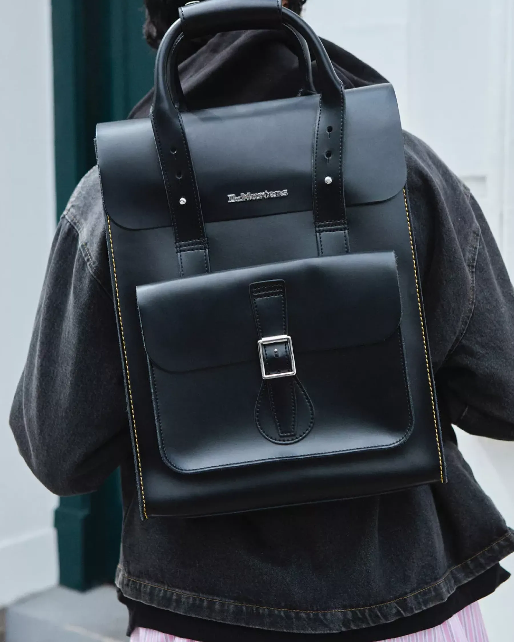Accessories|Bags>Dr. Martens Kiev Leather Backpack Black — Kiev & Smooth