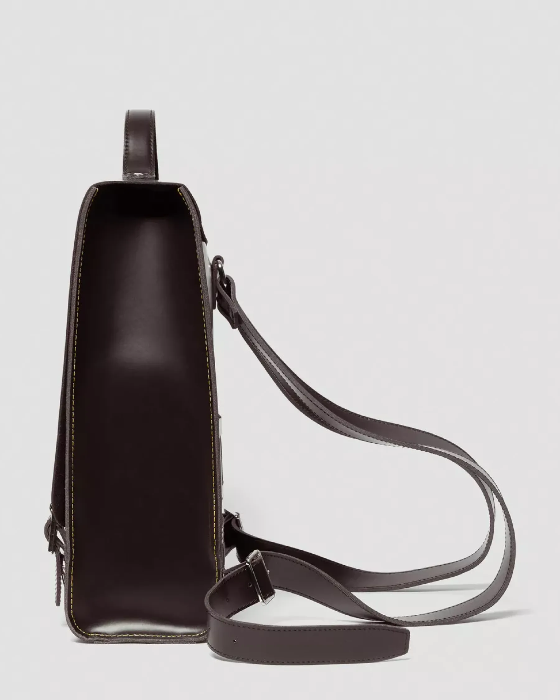Accessories|Bags>Dr. Martens Leather Box Backpack Burgundy — Kiev