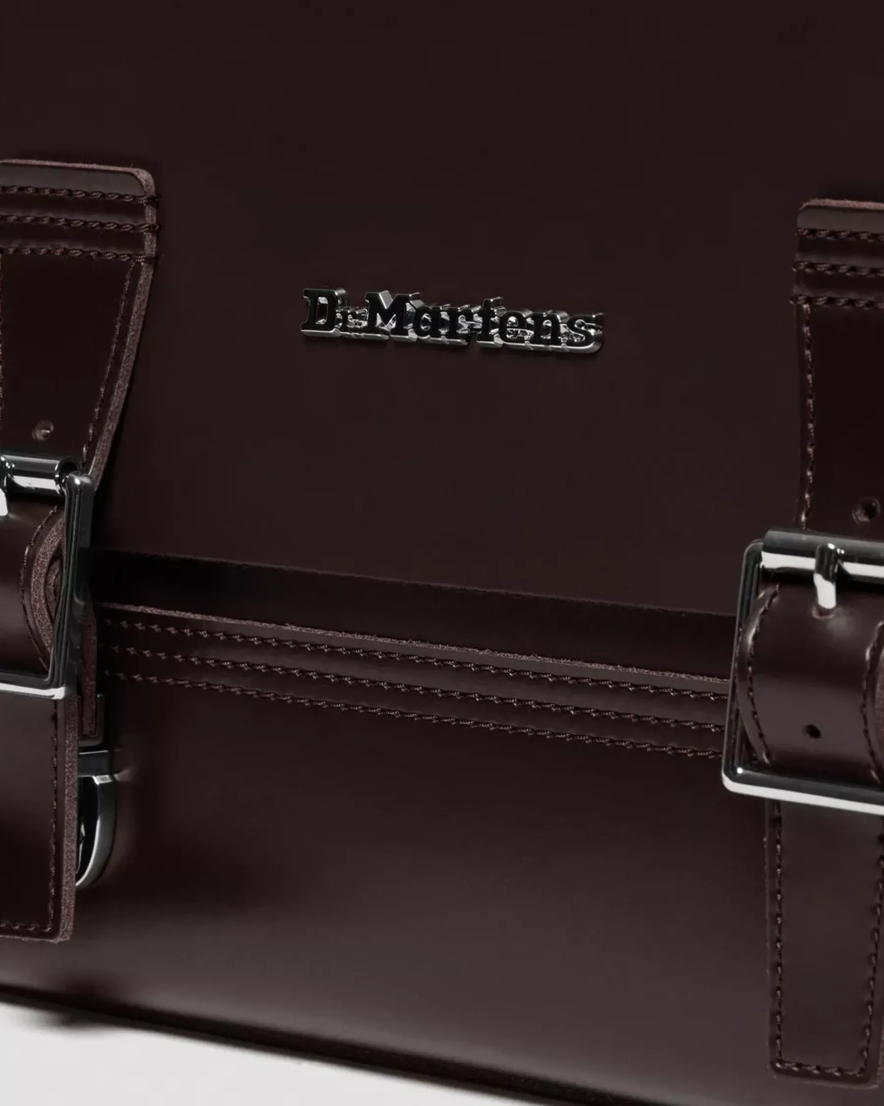 Accessories|Bags>Dr. Martens Leather Box Backpack Burgundy — Kiev