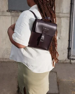 Accessories|Bags>Dr. Martens Leather Mini Backpack Burgundy — Smooth+Kiev