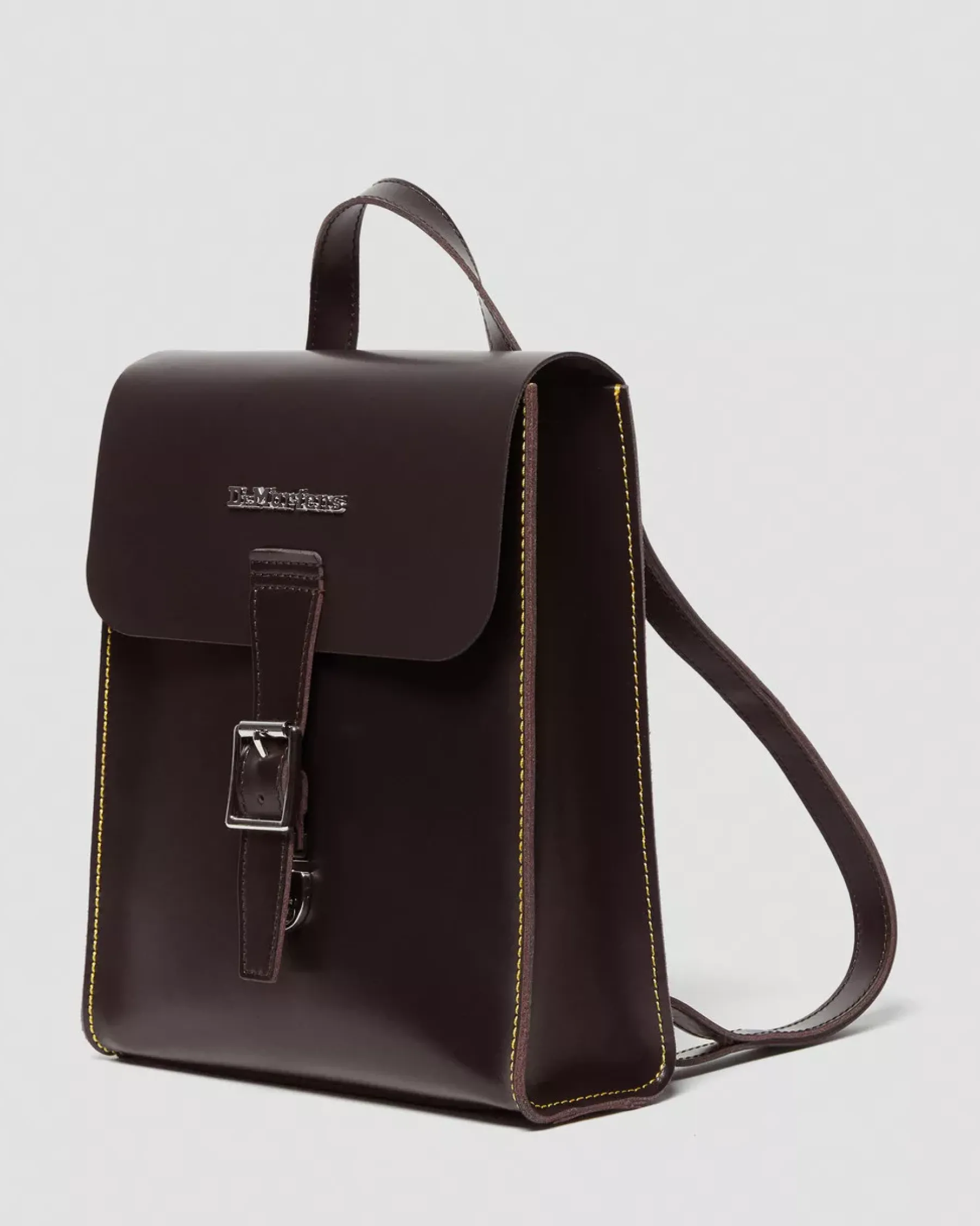 Accessories|Bags>Dr. Martens Leather Mini Backpack Burgundy — Smooth+Kiev