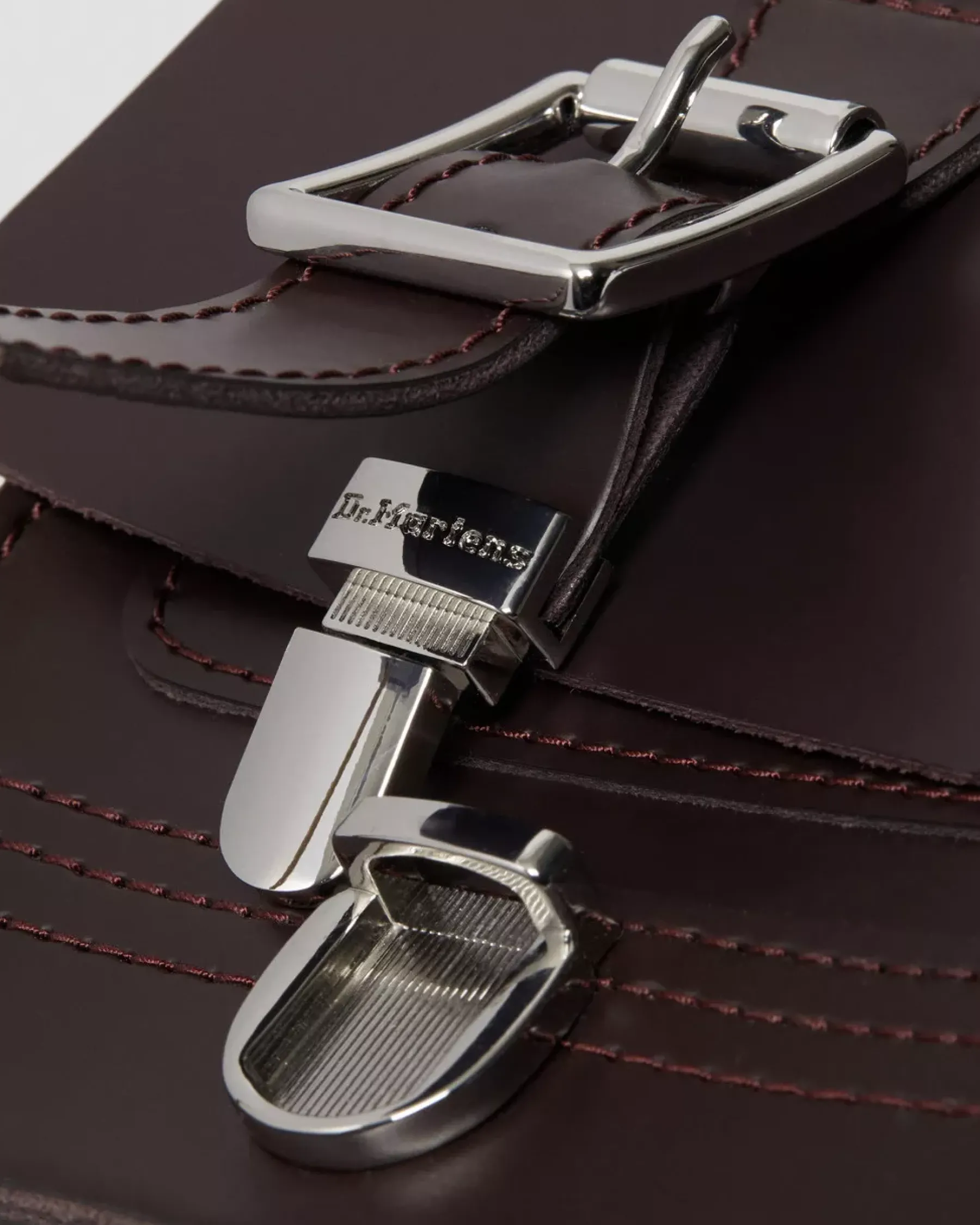 Accessories|Bags>Dr. Martens Leather Vertical Crossbody Bag Burgundy — Kiev & Smooth