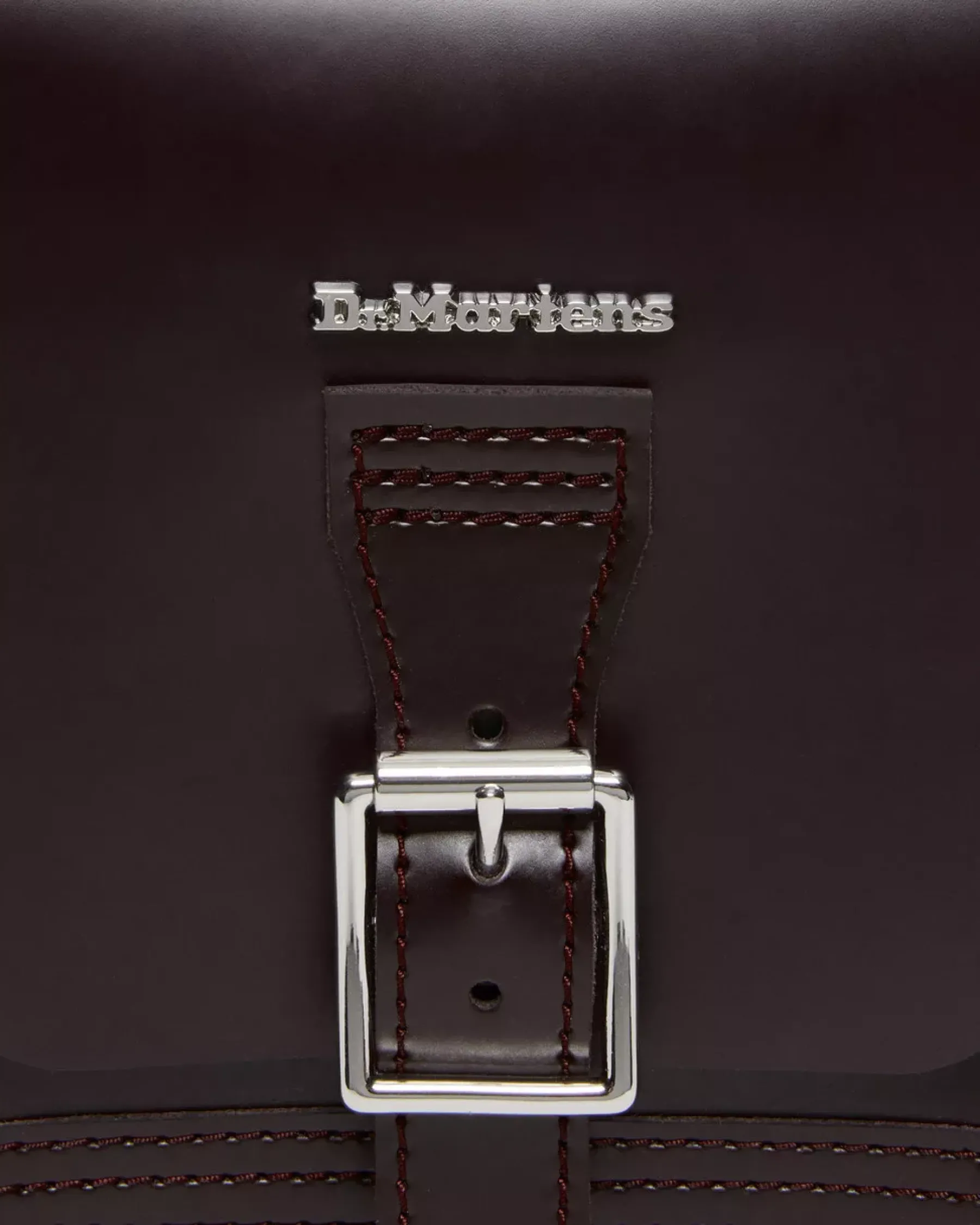 Accessories|Bags>Dr. Martens Leather Vertical Crossbody Bag Burgundy — Kiev & Smooth