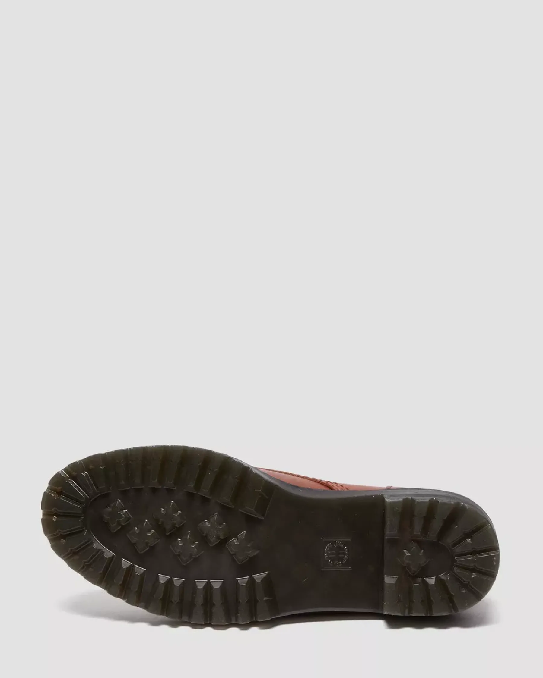 Platform Boots|Heeled Boots>Dr. Martens Leona Women's Farrier Leather Heeled Boots Tan — Farrier