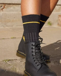 Socks|Sale>Dr. Martens Lightweight Organic Cotton Blend Socks Black — Organic Cotton Blend