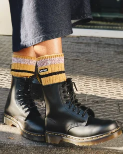Socks|Accessories>Dr. Martens Marl Organic Socks Yellow — Cotton Blend
