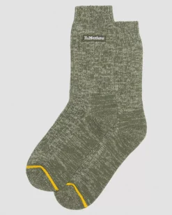 Socks|Sale>Dr. Martens Merino Organic Cotton Blend Socks Khaki — Organic Cotton Blend