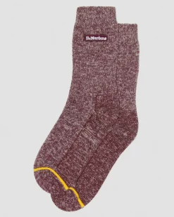 Socks|Sale>Dr. Martens Merino Organic Cotton Blend Socks Oxblood — Organic Cotton Blend