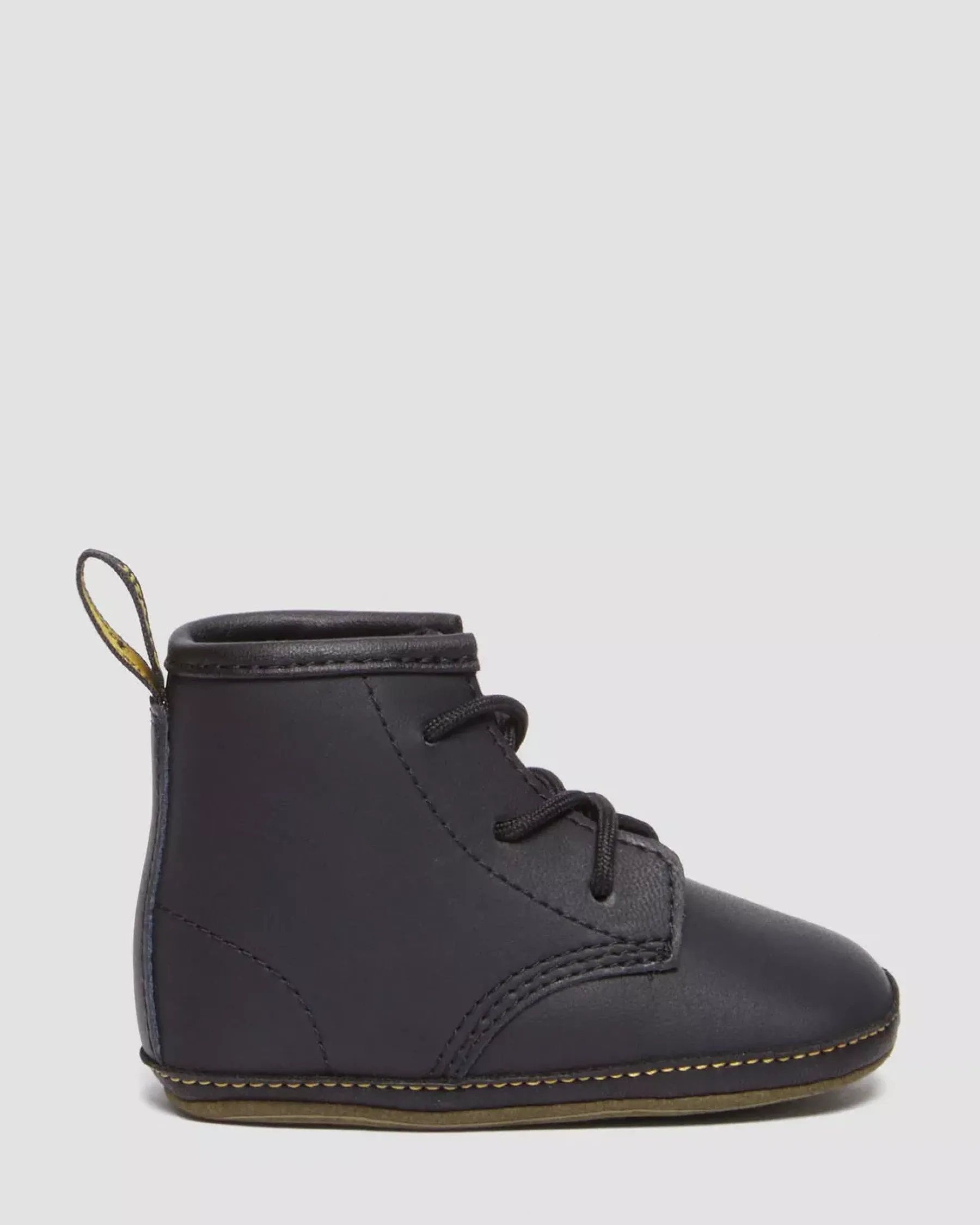 Glitter & Patent Boots|Infant / 0-1 Years>Dr. Martens Newborn 1460 Auburn Leather Booties Black — Mason Pu Split+Mason Nw Synthetic