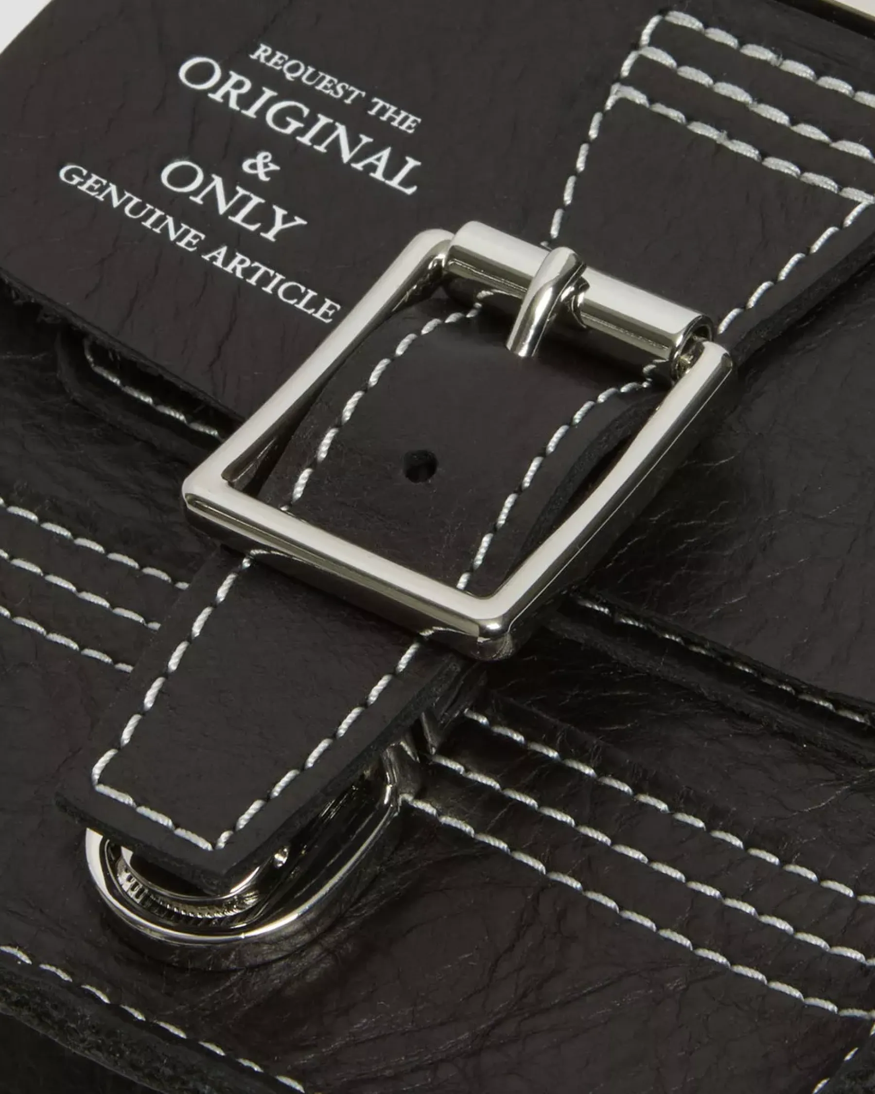 Accessories|Bags>Dr. Martens Overdrive Leather Vertical Crossbody Bag Black — Overdrive