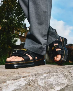 Sale|Sandals>Dr. Martens Pearson Webbing Sandals Black — Element+Webbing