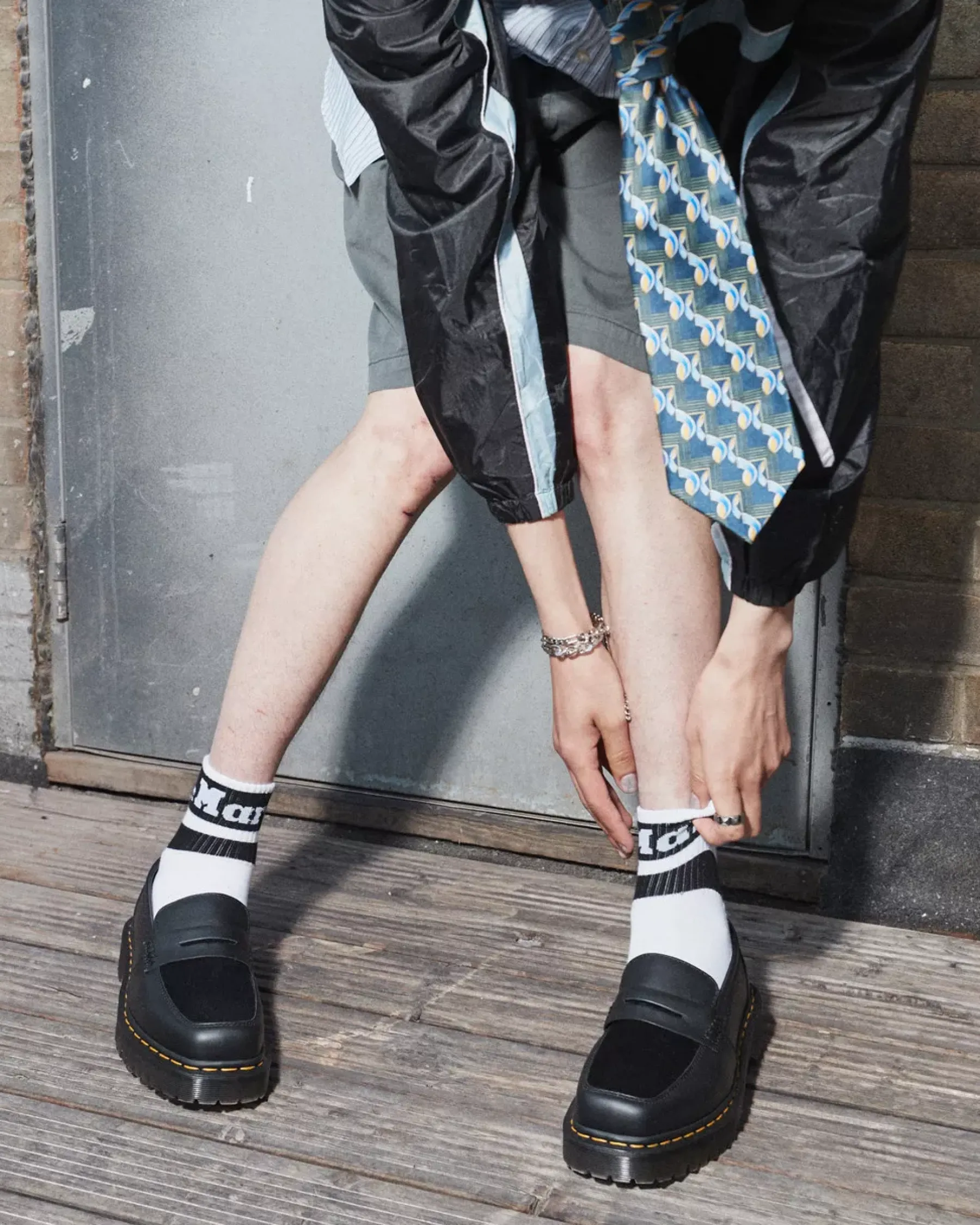 Sale|Originals>Dr. Martens Penton Bex Square Toe Hair-On & Leather Loafers BLACK — Lucido + Hair On
