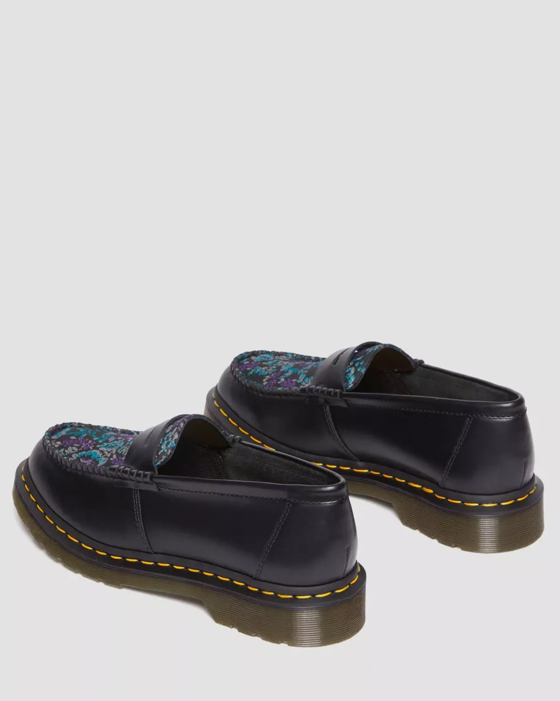 Sale|Originals>Dr. Martens Penton Floral Jacquard Loafers BLACK+FLORAL