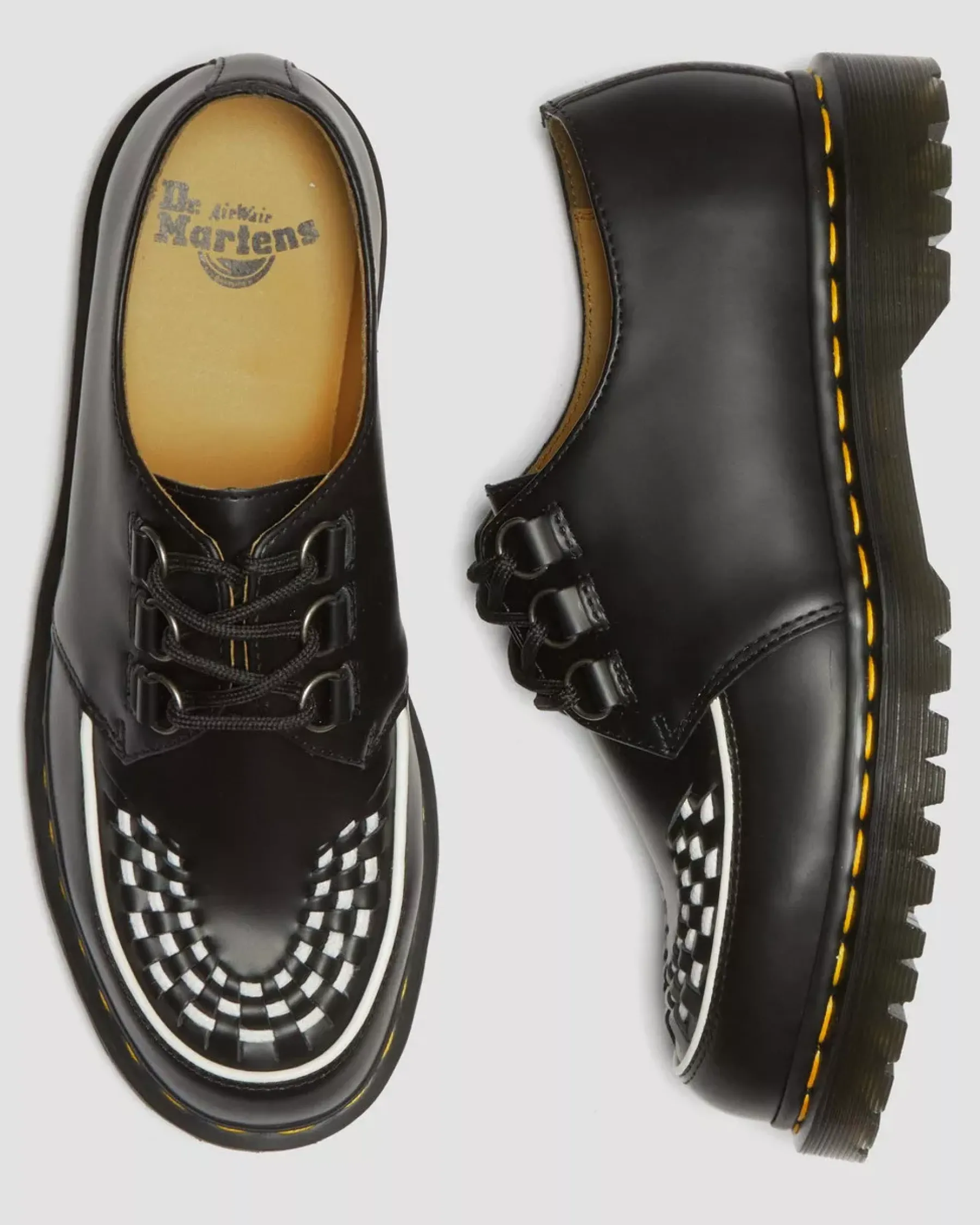 Originals|Shoes>Dr. Martens Ramsey Smooth Leather Creepers Black — Smooth Leather