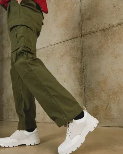Shoes|Shoes>Dr. Martens Reeder Suede & Poly Utility Shoes Off White+Natural — Poly Ripstop + Eh Suede + Ajax