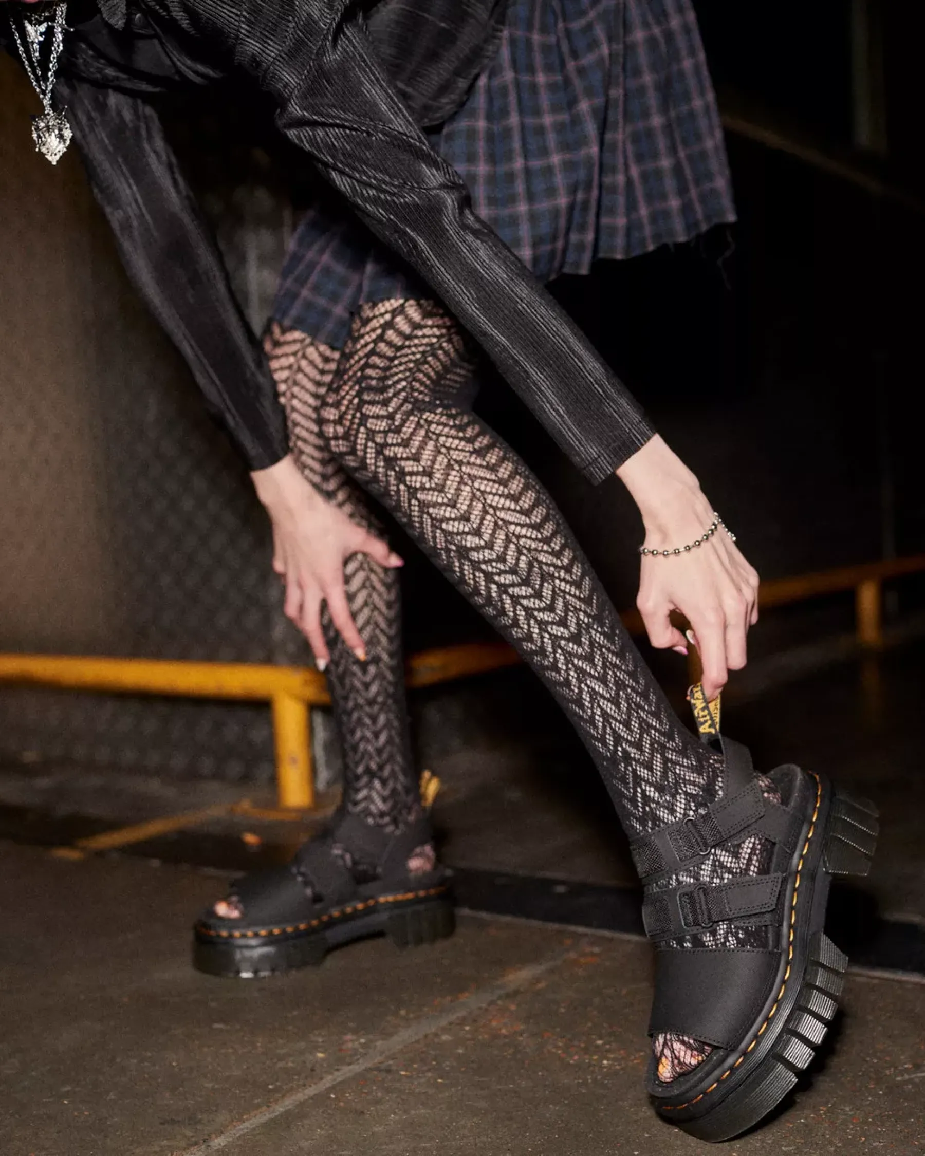 Sale|Platform Sandals>Dr. Martens Ricki Leather 3-Strap Platform Sandals Black — Ajax+Extra Tough 50/50