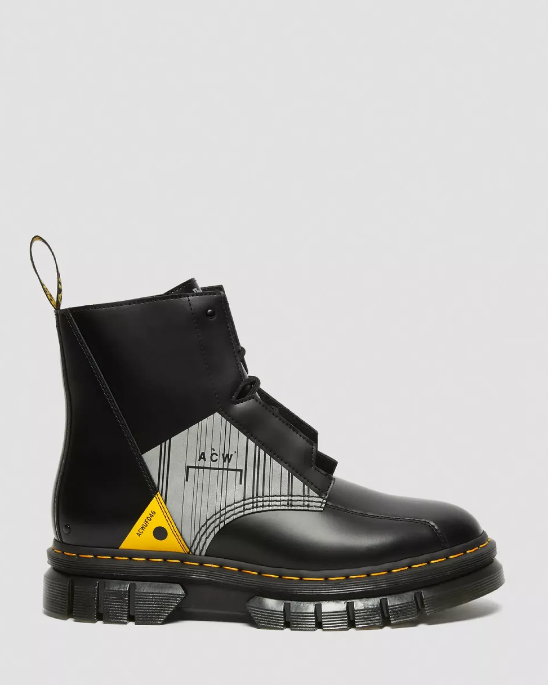 Sale|Platform Boots>Dr. Martens Rikard A-Cold-Wall* Leather Platform Boots Black — Smooth Leather