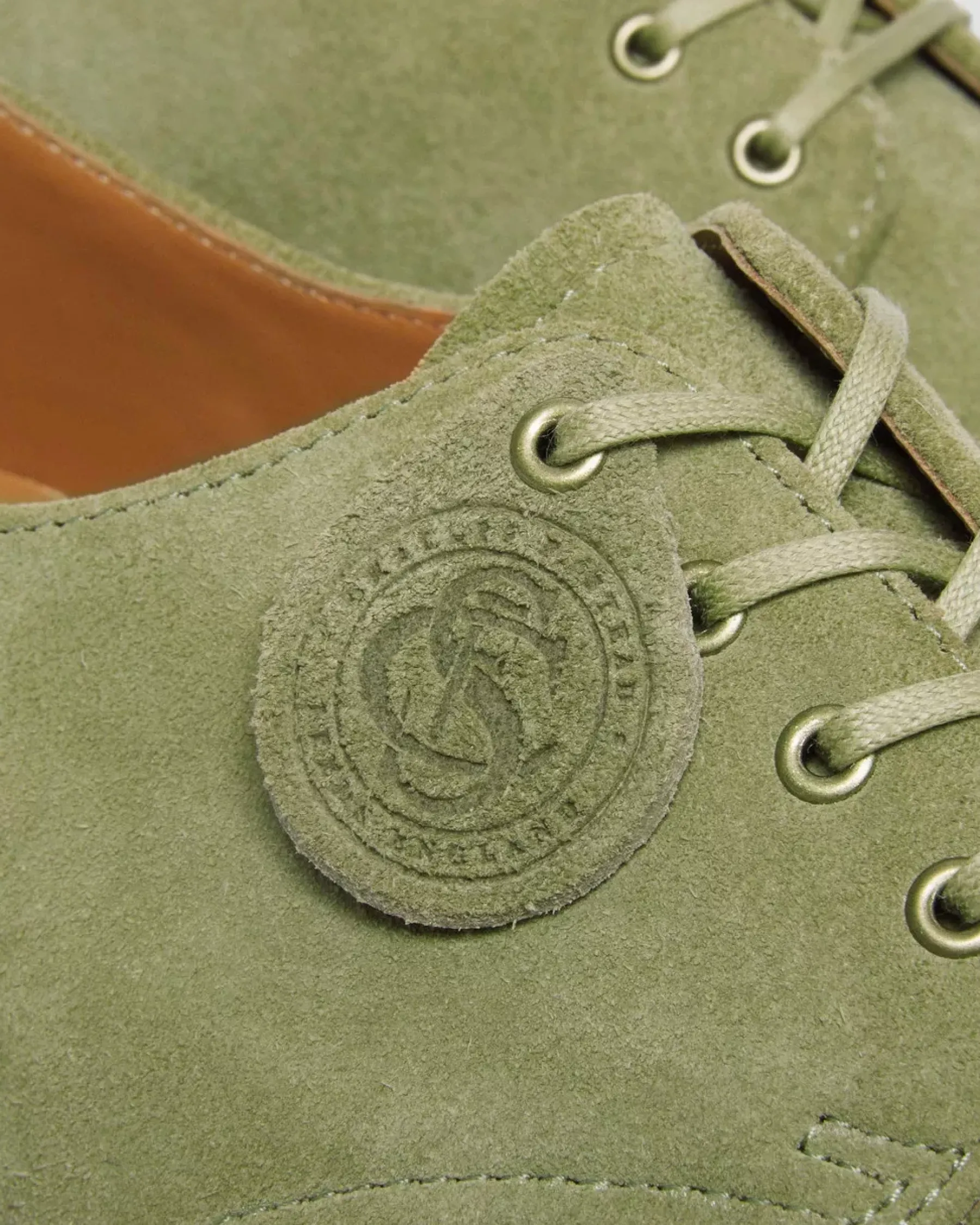Sale|Originals>Dr. Martens Smiths Suede Dress Shoes Pale Olive — Desert Oasis Suede