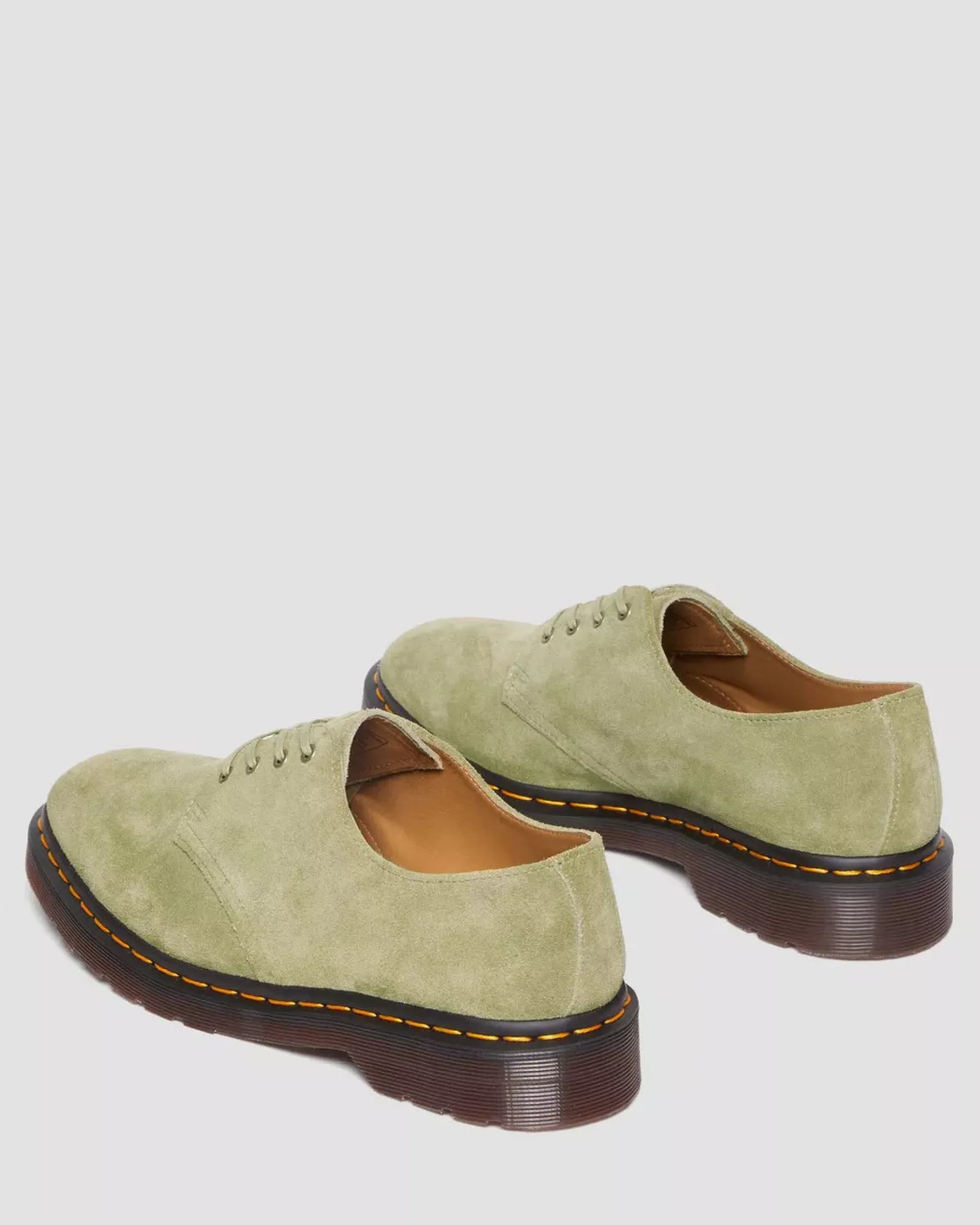 Sale|Originals>Dr. Martens Smiths Suede Dress Shoes Pale Olive — Desert Oasis Suede