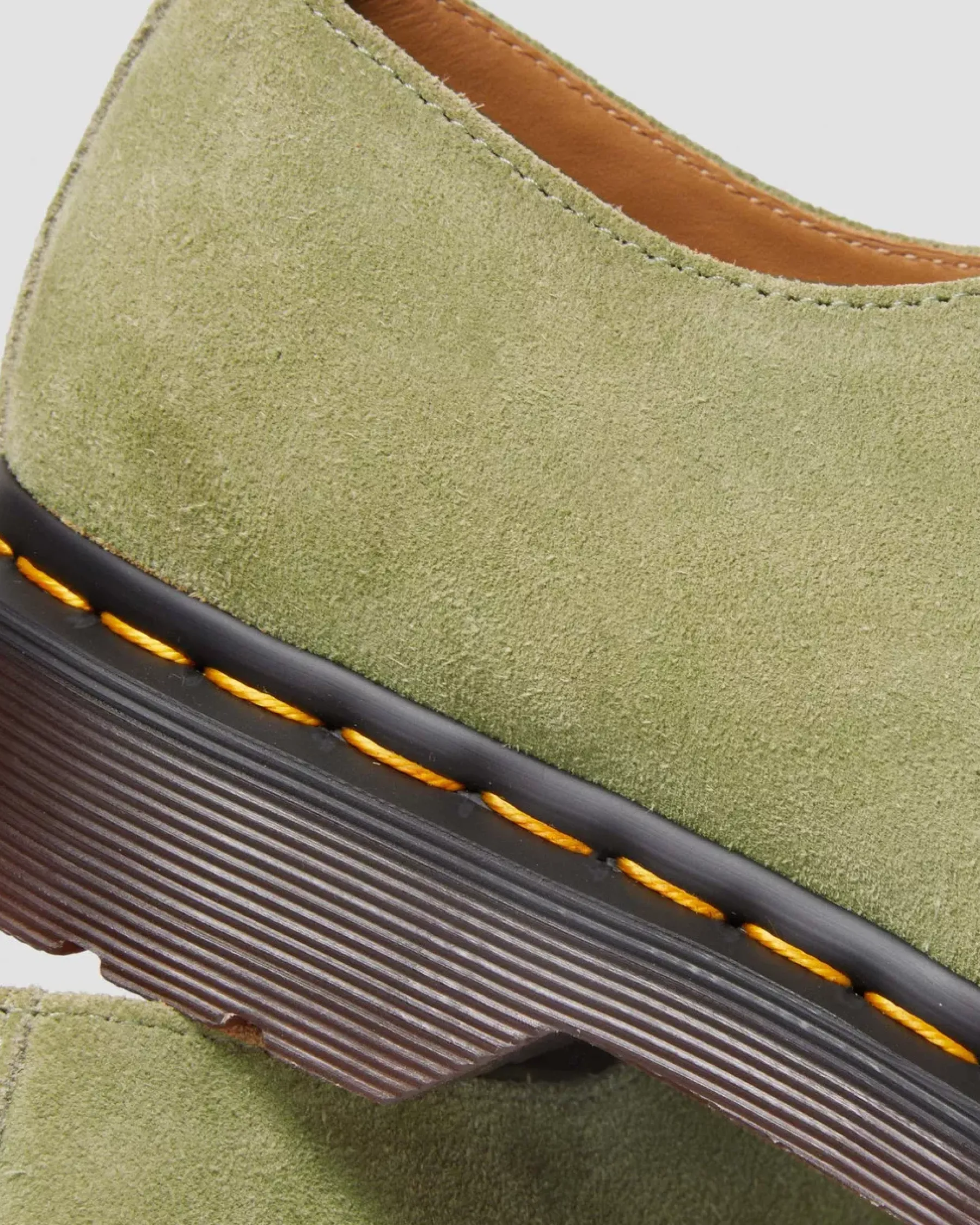 Sale|Originals>Dr. Martens Smiths Suede Dress Shoes Pale Olive — Desert Oasis Suede