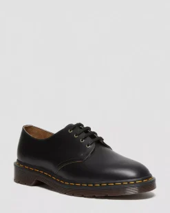 Sale|Originals>Dr. Martens Smiths Vintage Smooth Leather Dress Shoes Black — Valentine Smooth
