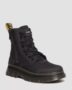 Sale|Casual Boots>Dr. Martens Tarik Zip Poly & Leather Utility Boots BLACK — Ajax + Extra Tough 50/50 + Hydro