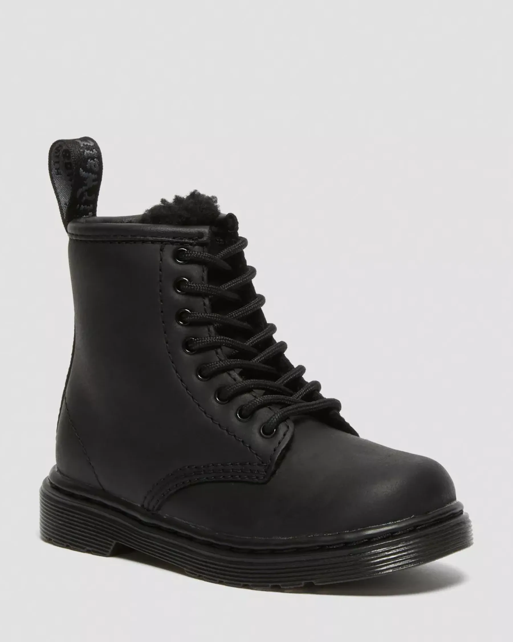 Winter Boots|Toddler / 2-4 Years>Dr. Martens Toddler 1460 Faux Fur Lined Boots Black — Republic Waterproof