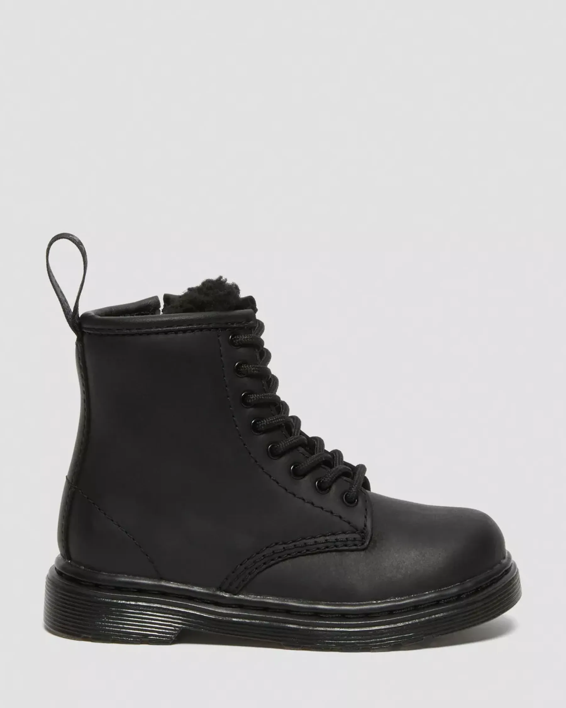 Winter Boots|Toddler / 2-4 Years>Dr. Martens Toddler 1460 Faux Fur Lined Boots Black — Republic Waterproof