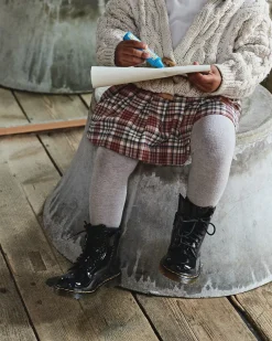 Glitter & Patent Boots|School Styles>Dr. Martens Toddler 1460 Patent Leather Lace Up Boots Black — Patent Leather