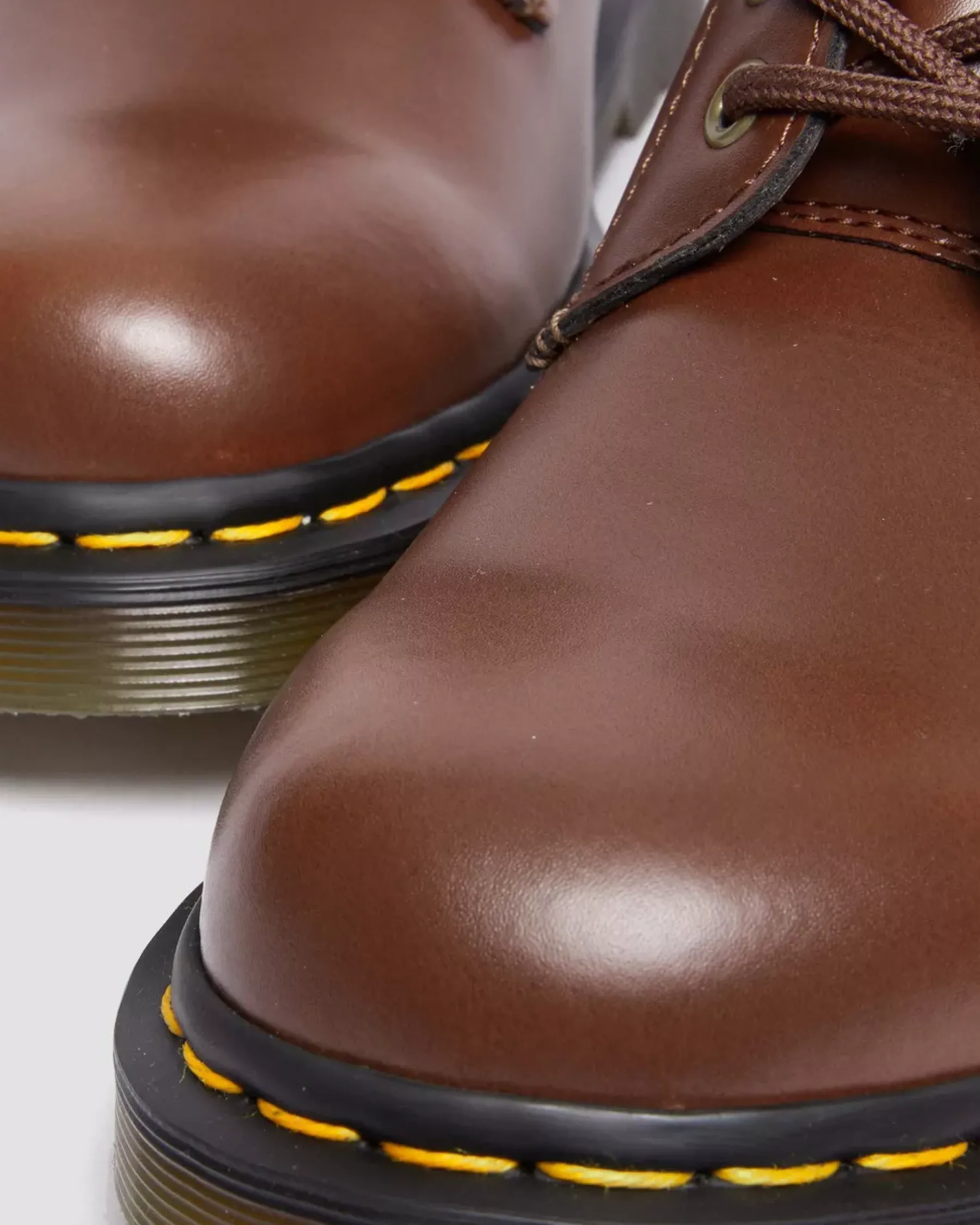Vegan|Originals>Dr. Martens Vegan 1460 Faux Fur Lined Lace Up Boots BROWN — Norfolk Vegan