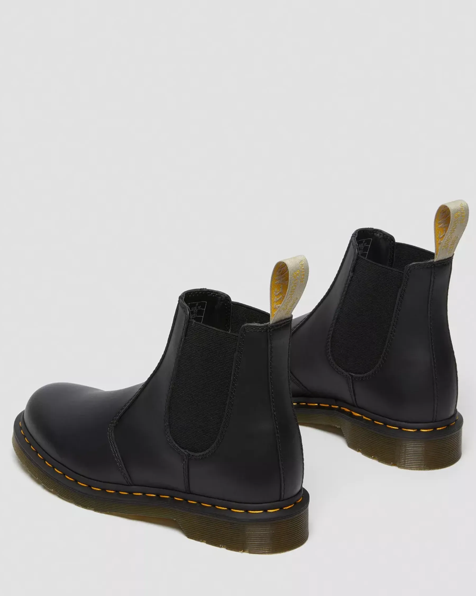 Vegan|Originals>Dr. Martens Vegan 2976 Felix Chelsea Boots Black — Felix Rub Off