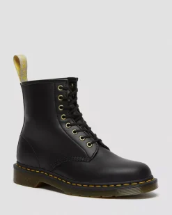 Vegan|Originals>Dr. Martens Vegan 1460 Felix Lace Up Boots Black — Felix Rub Off