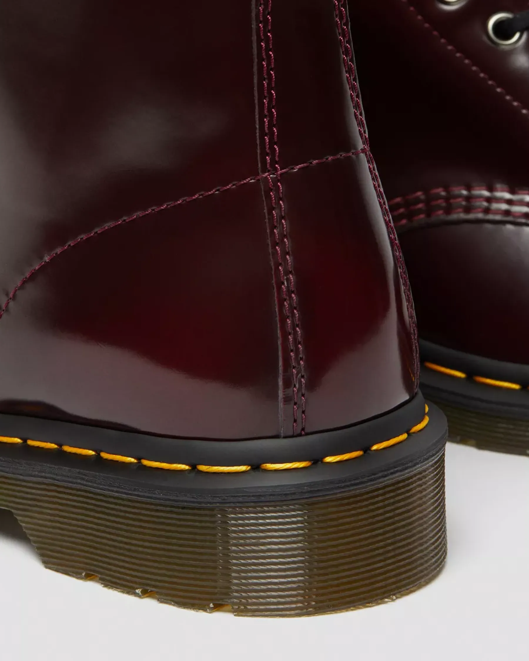 Vegan|Ankle Boots>Dr. Martens Vegan 1460 Lace Up Boots Cherry Red — Oxford Rub Off