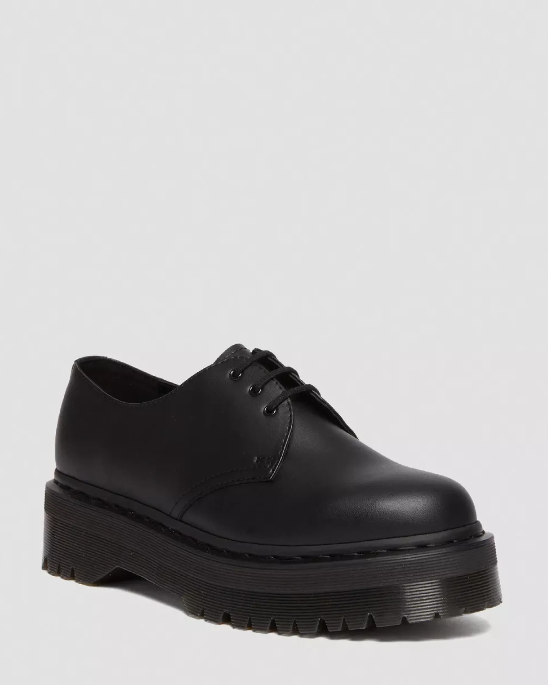 Vegan|Originals>Dr. Martens Vegan 1461 Mono Felix Platform Shoes Black — Felix Rub Off