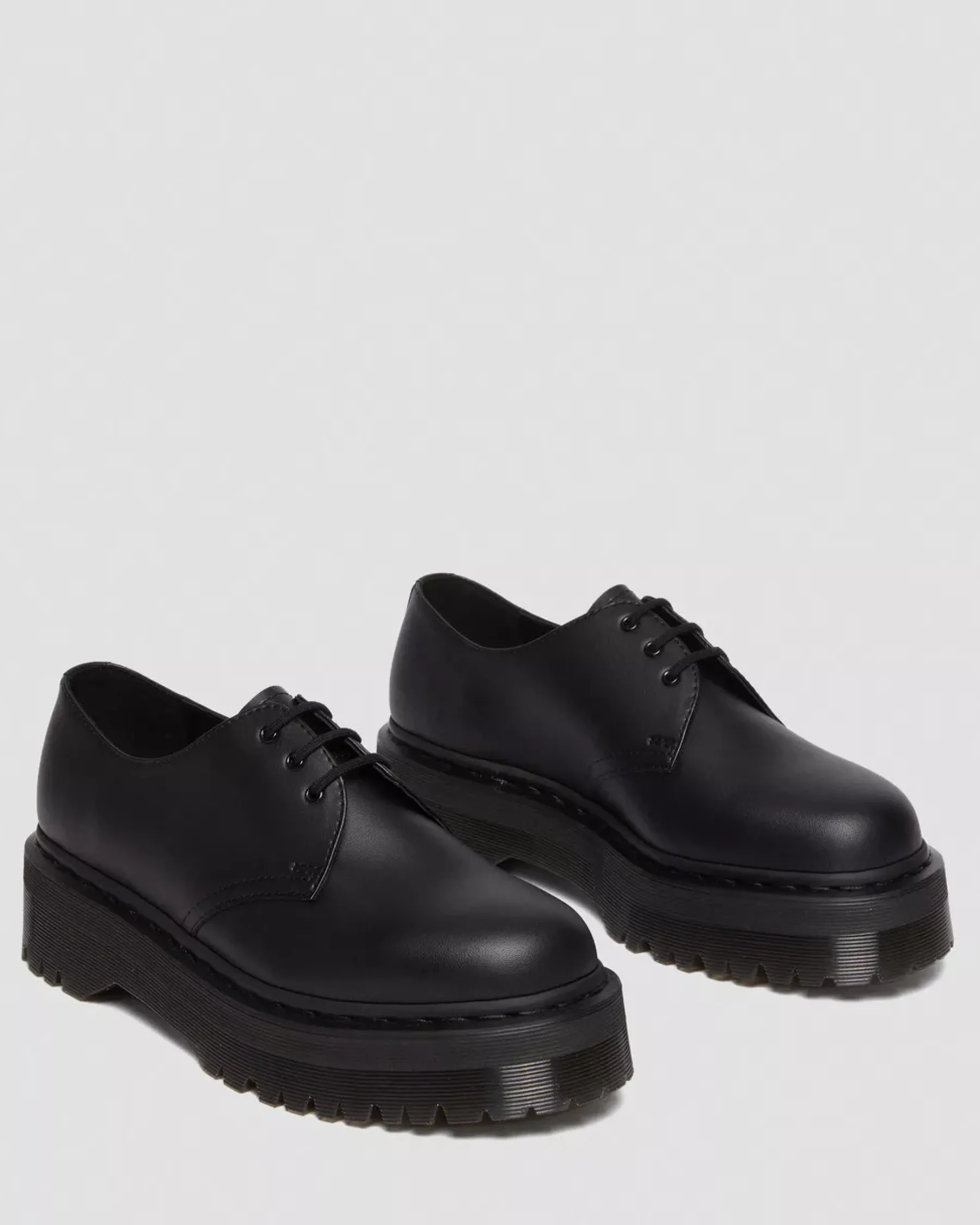 Vegan|Originals>Dr. Martens Vegan 1461 Mono Felix Platform Shoes Black — Felix Rub Off
