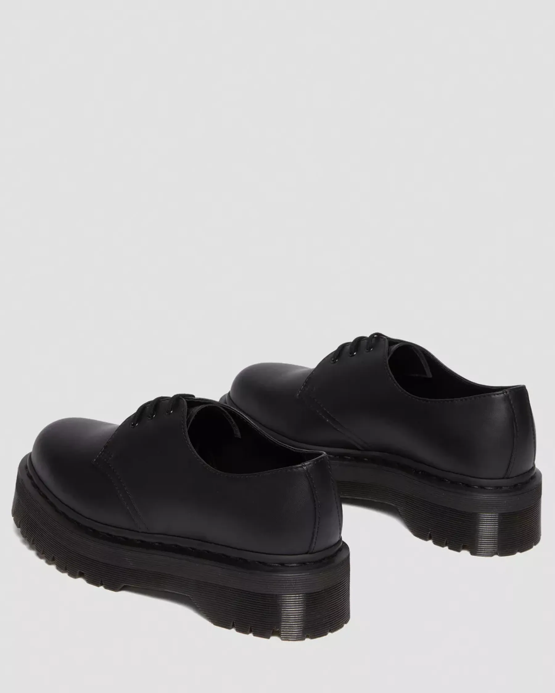 Vegan|Originals>Dr. Martens Vegan 1461 Mono Felix Platform Shoes Black — Felix Rub Off