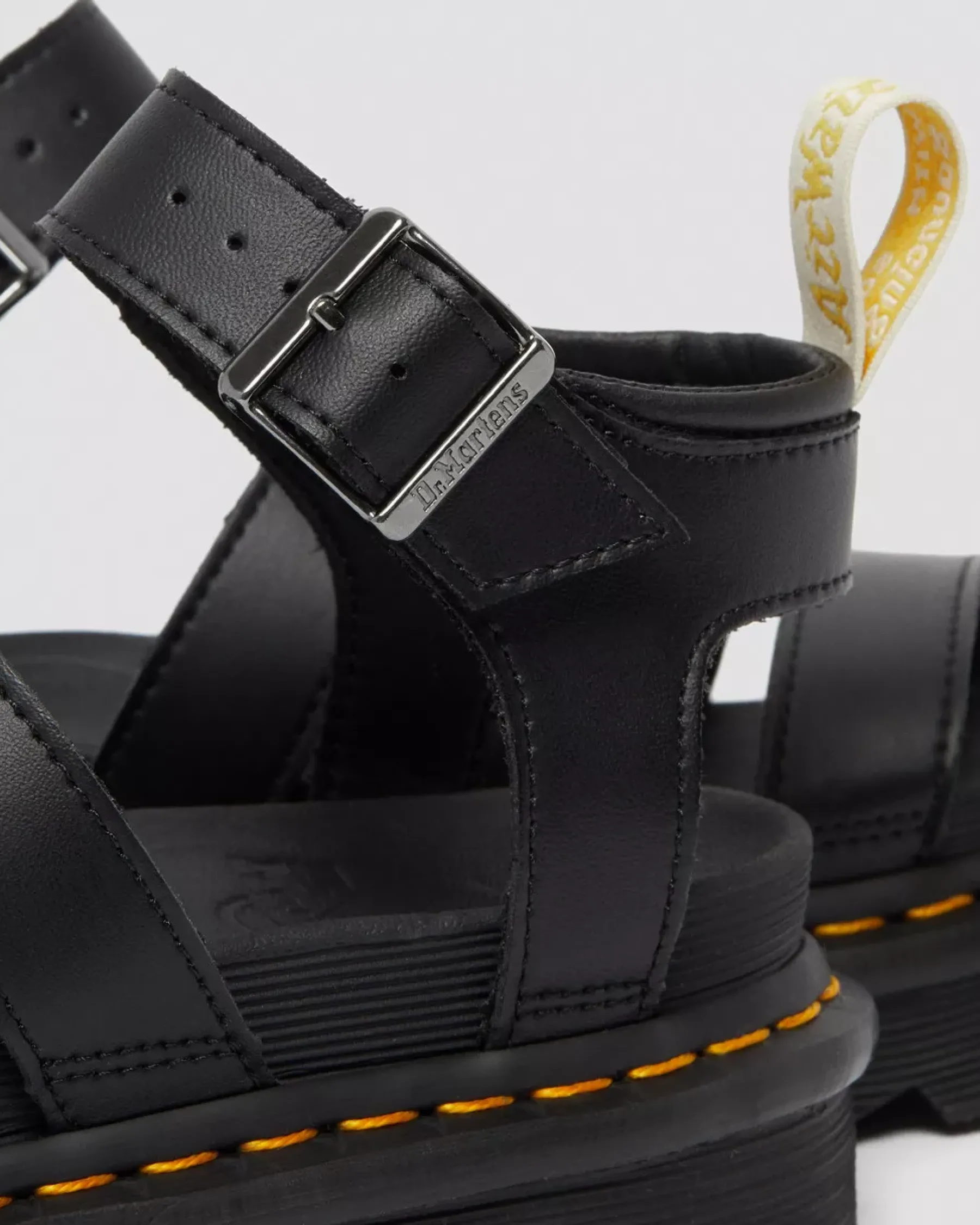 Vegan|Platform Sandals>Dr. Martens Vegan Blaire Women's Felix Gladiator Sandals Black — Felix Rub Off