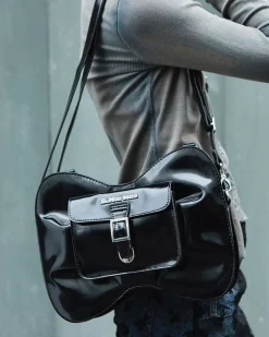 Accessories|Vegan>Dr. Martens Vegan Bow Bag BLACK — Oxford