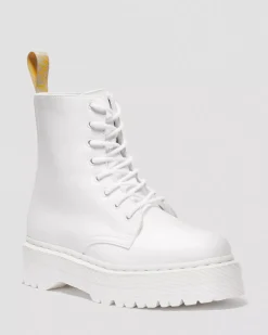 Sale|Vegan>Dr. Martens Vegan Jadon II Boot Kemble Mono Platforms White — Kemble