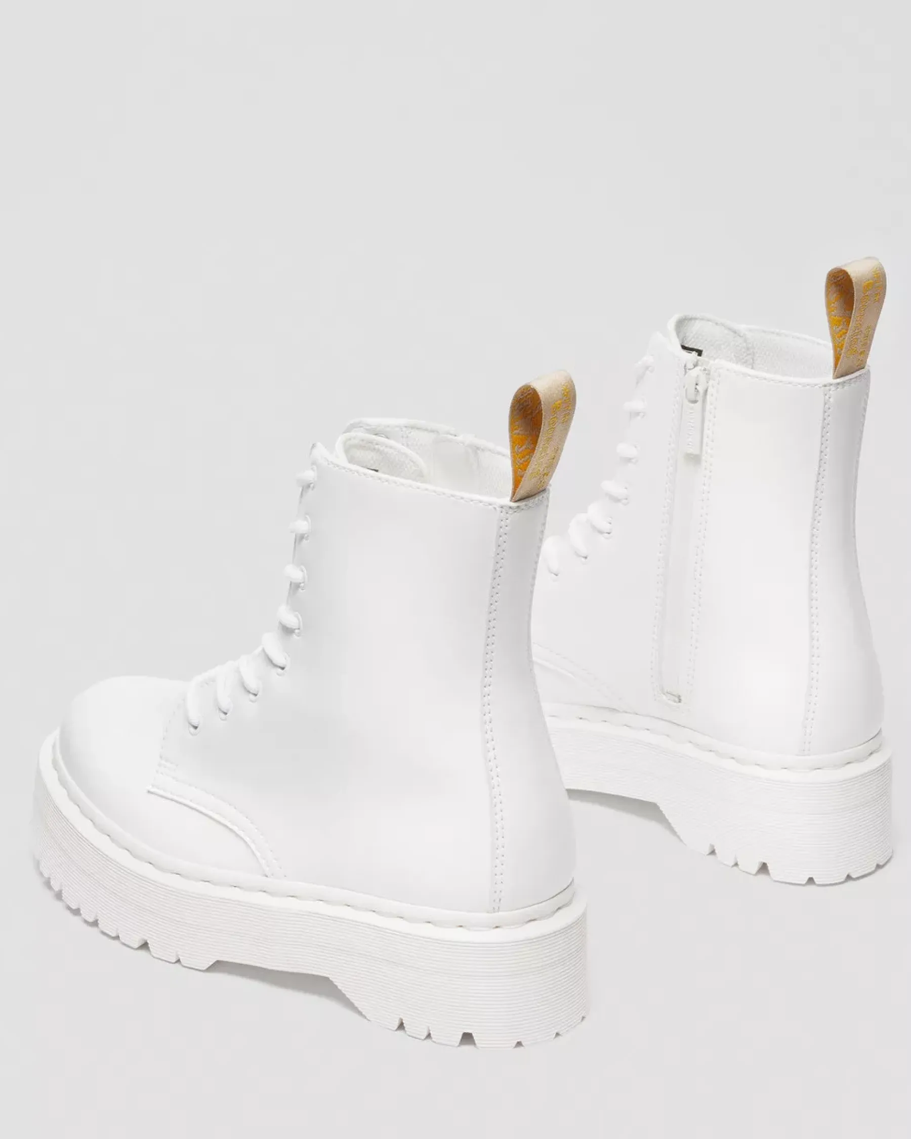 Sale|Vegan>Dr. Martens Vegan Jadon II Boot Kemble Mono Platforms White — Kemble