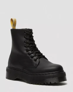 Vegan|Ankle Boots>Dr. Martens Vegan Jadon II Boot Mono Platforms Black — Felix Rub Off