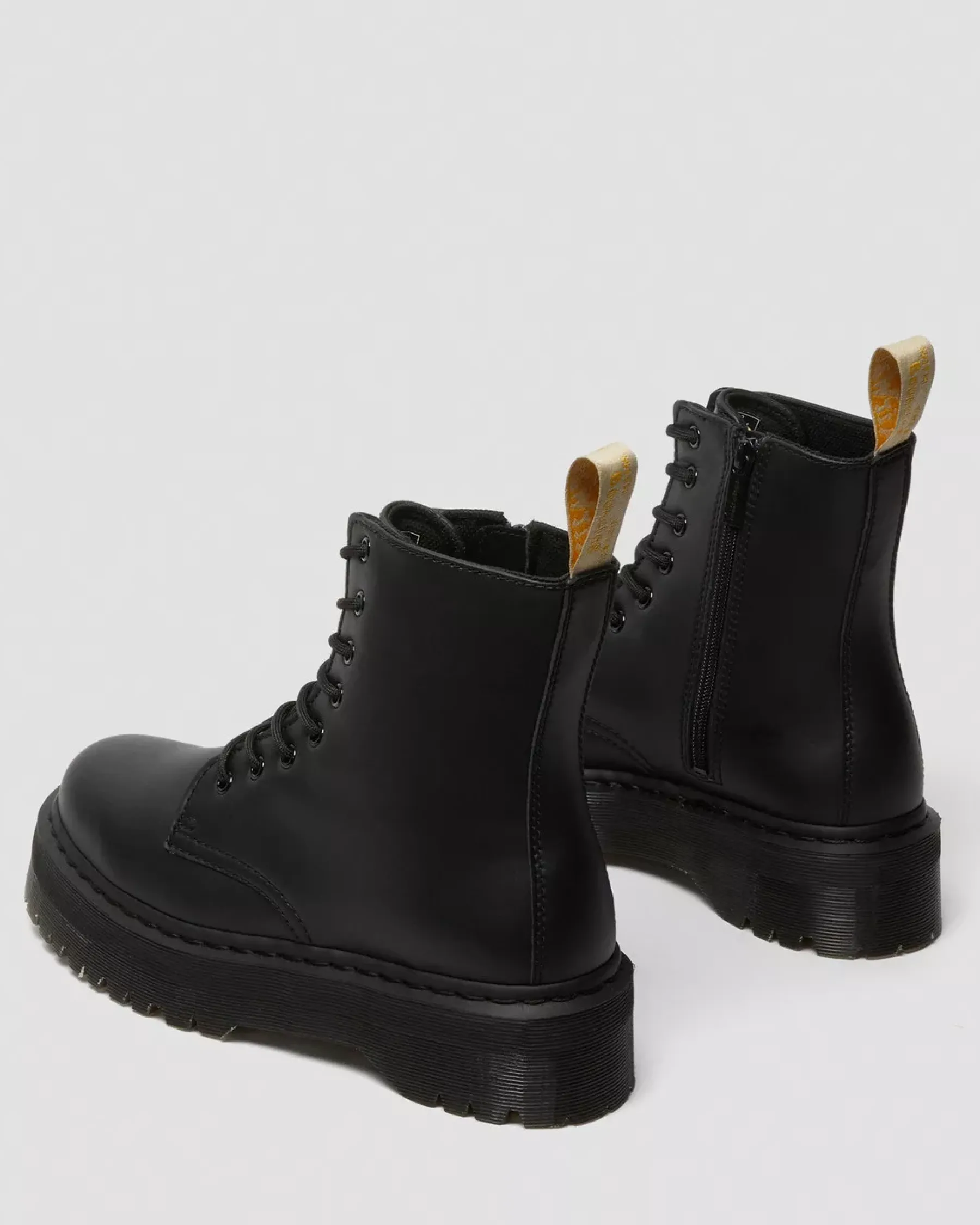 Vegan|Ankle Boots>Dr. Martens Vegan Jadon II Boot Mono Platforms Black — Felix Rub Off