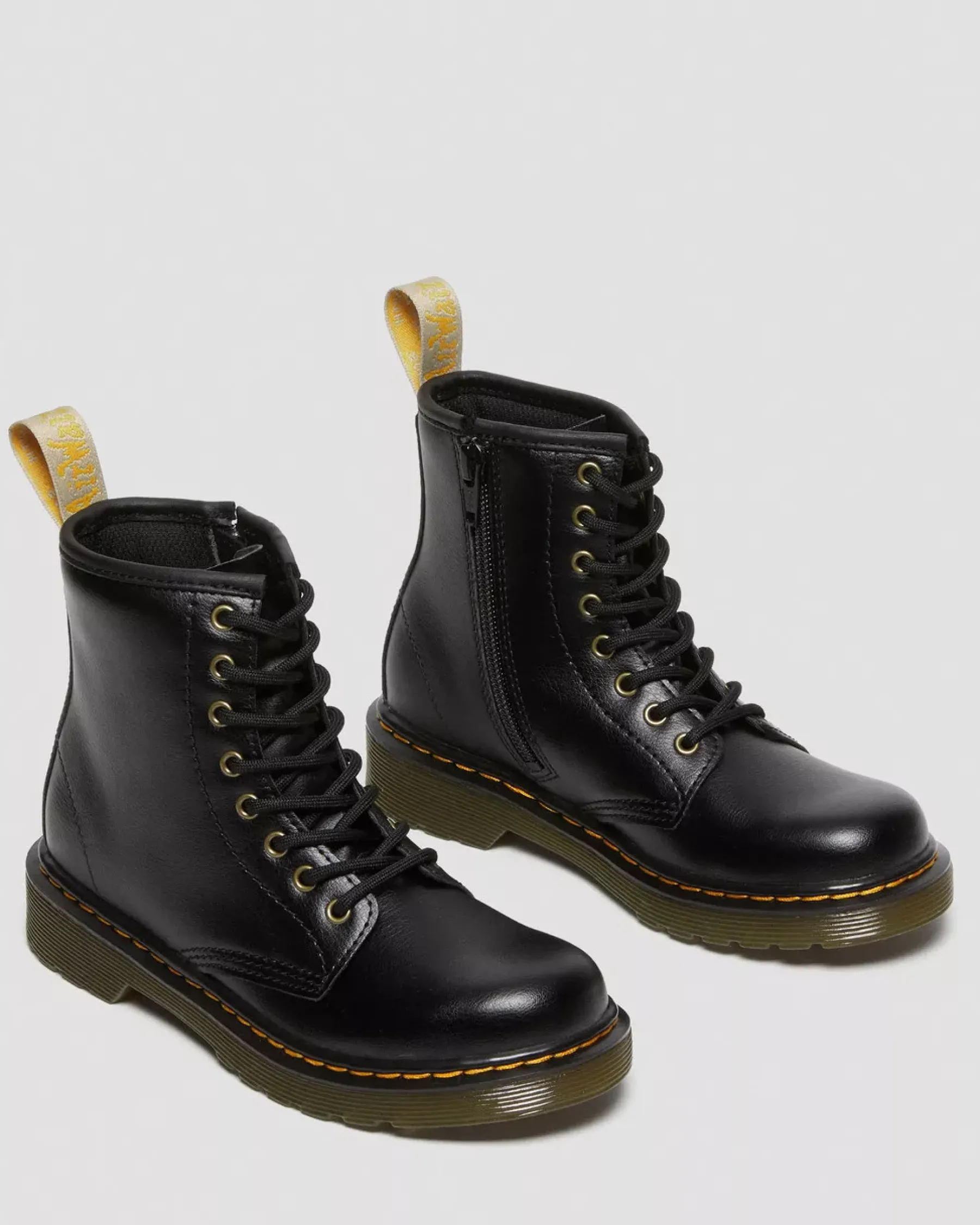Sale|School Styles>Dr. Martens Vegan Junior 1460 Lace Up Boots Black — Newbury Tumble