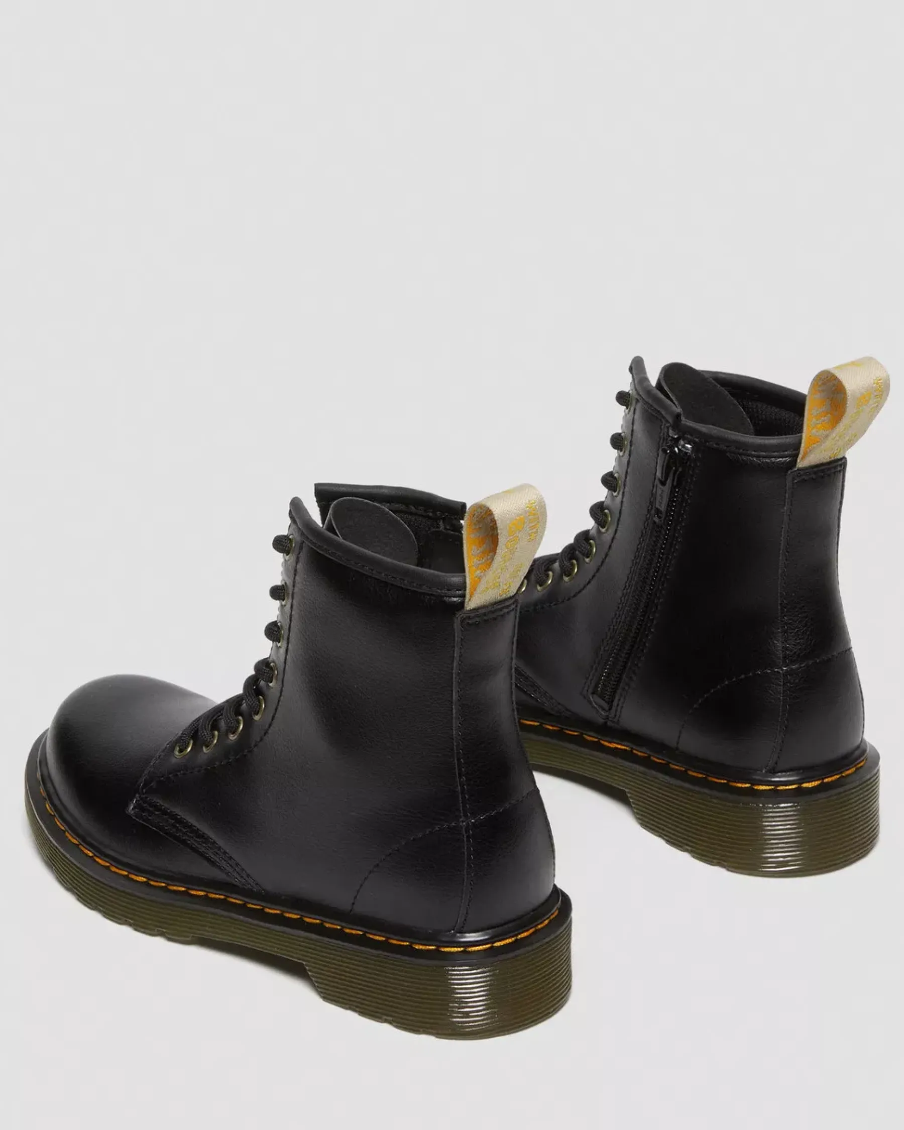 Sale|School Styles>Dr. Martens Vegan Junior 1460 Lace Up Boots Black — Newbury Tumble