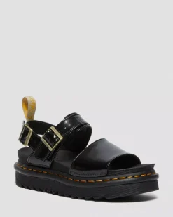 Sale|Vegan>Dr. Martens Vegan Voss Strap Sandals Black — Oxford