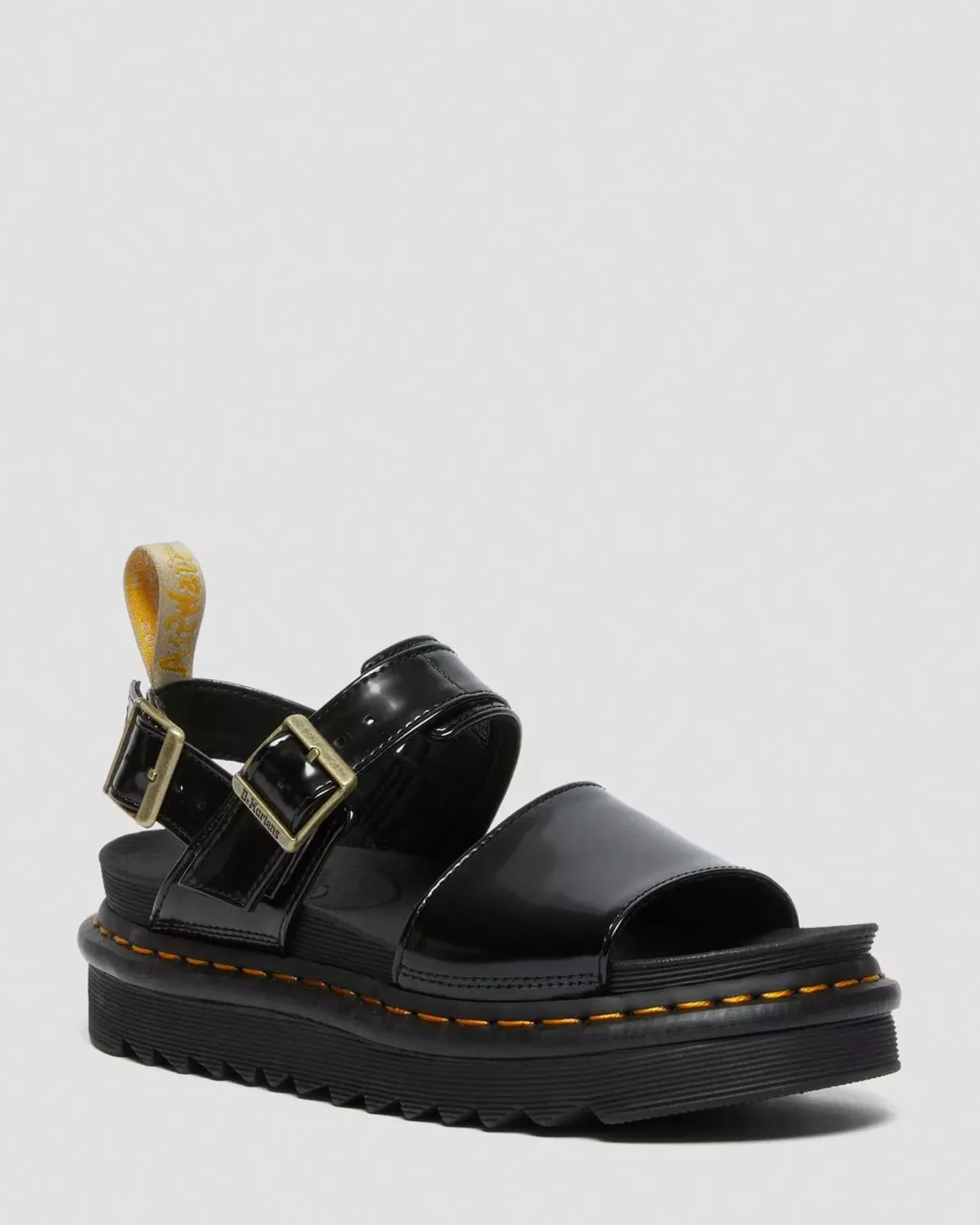 Sale|Vegan>Dr. Martens Vegan Voss Strap Sandals Black — Oxford