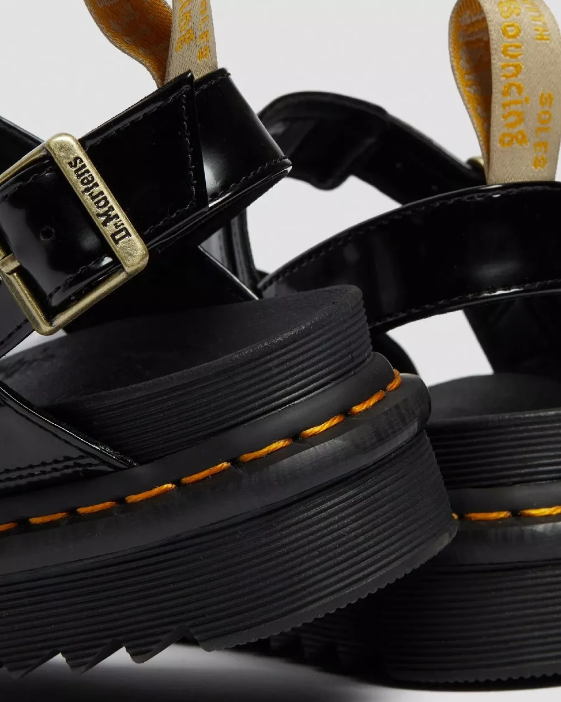 Sale|Vegan>Dr. Martens Vegan Voss Strap Sandals Black — Oxford