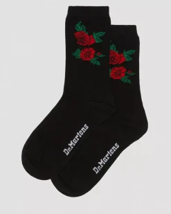 Accessories|Socks>Dr. Martens Vonda Organic Cotton Blend Short Socks Black — Organic Cotton Blend